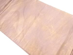 アンティーク　引き箔流水模様織り出し袋帯(材料)